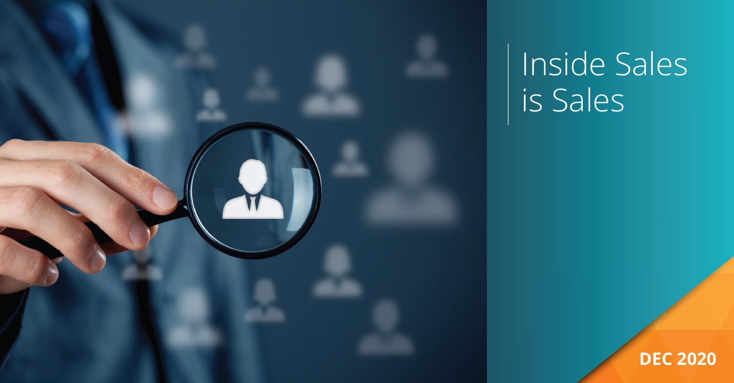 Magnifying glass focusing on a customer.