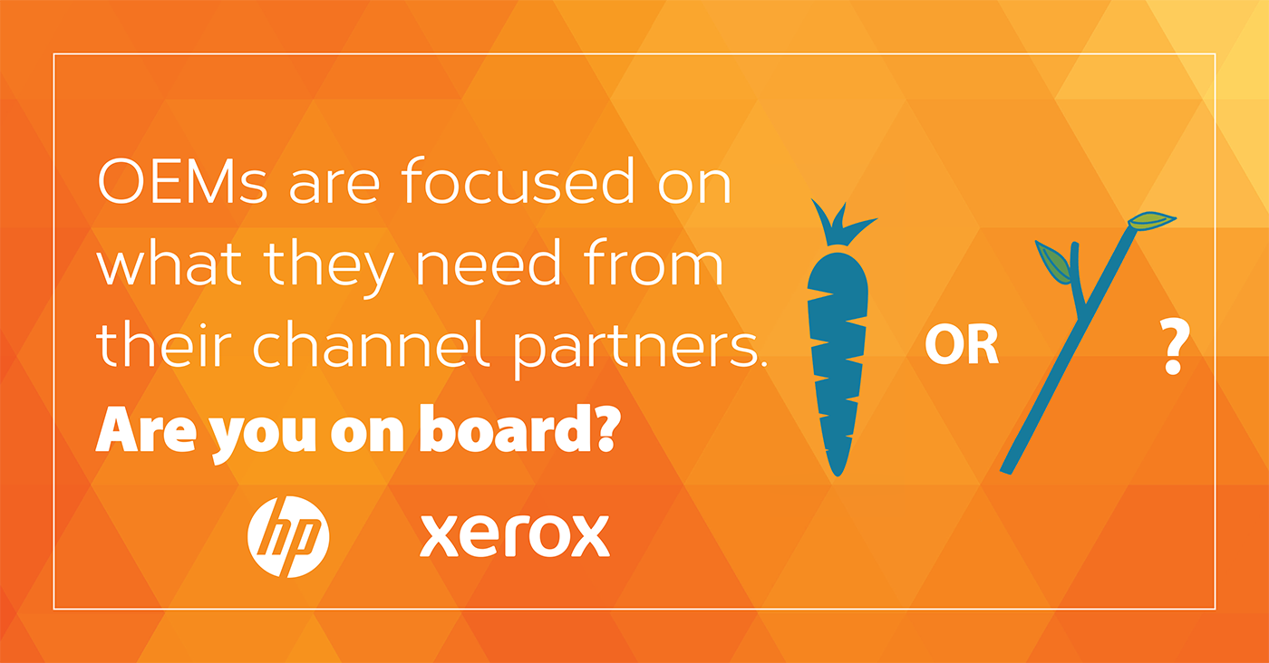 OEMs like HP and Xerox Aren’t Turning the Screw, They Are Trying to Help You (and Themselves)