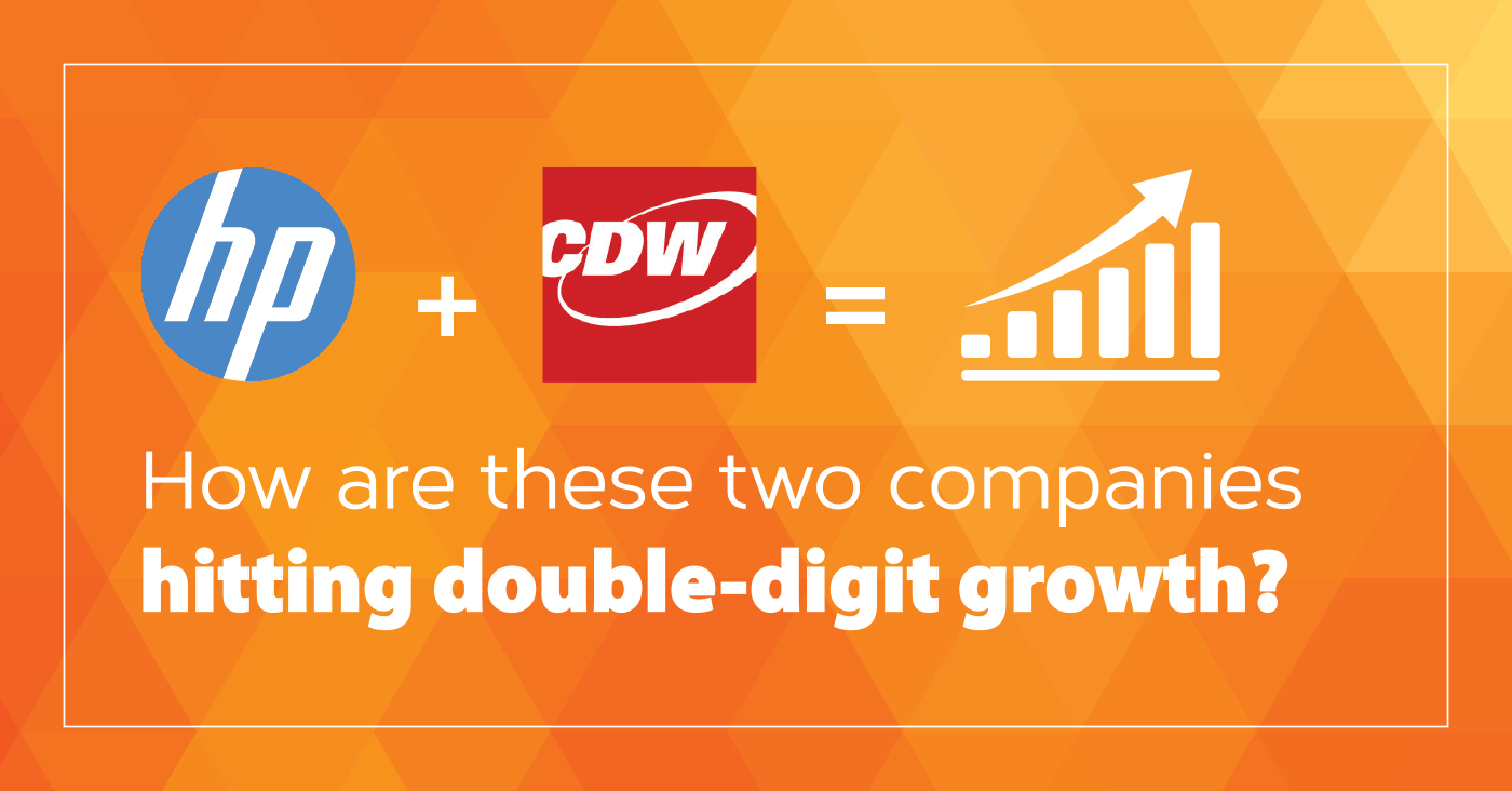 Every One of Your Customers Has an Account with CDW. Their Goal is to Displace You.